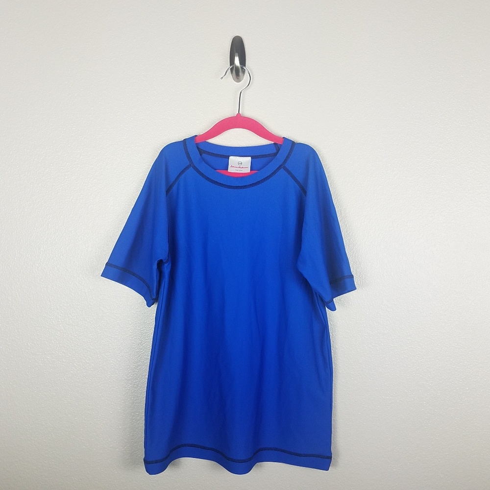 Hanna Andersson size 150 Boys rashguard Blue top